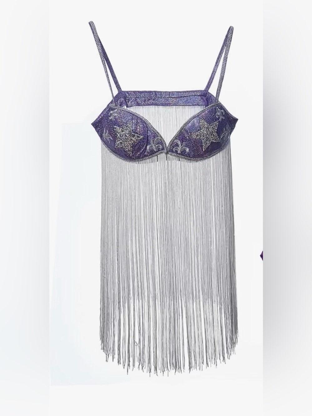 Alice Ayres Closer Movie Stripper Cosplay Costume Women Tassel Sexy Dress